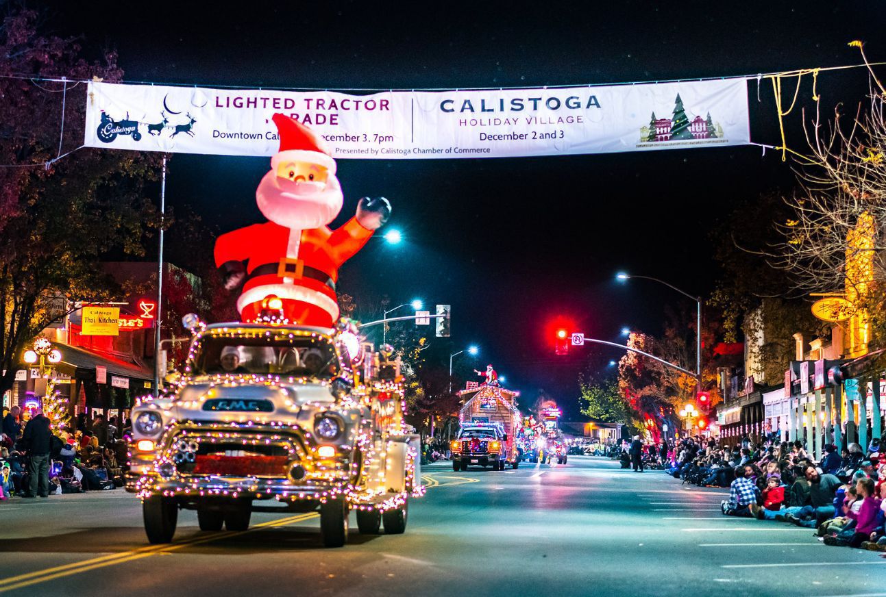 2016 Calistoga Lighted Tractor Parade